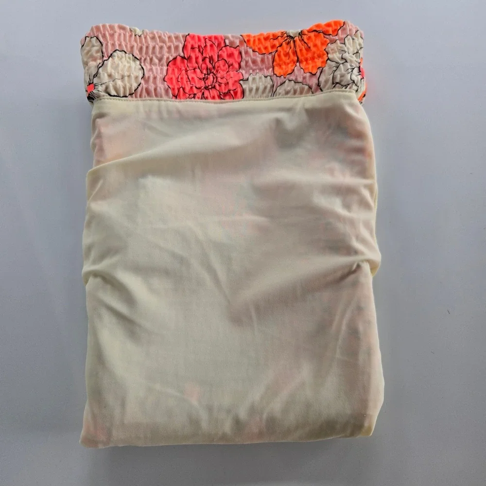 TRIANGL Floral‎ Drawstring Bag Pouch Makeup Swim Bikini Lingerie Travel